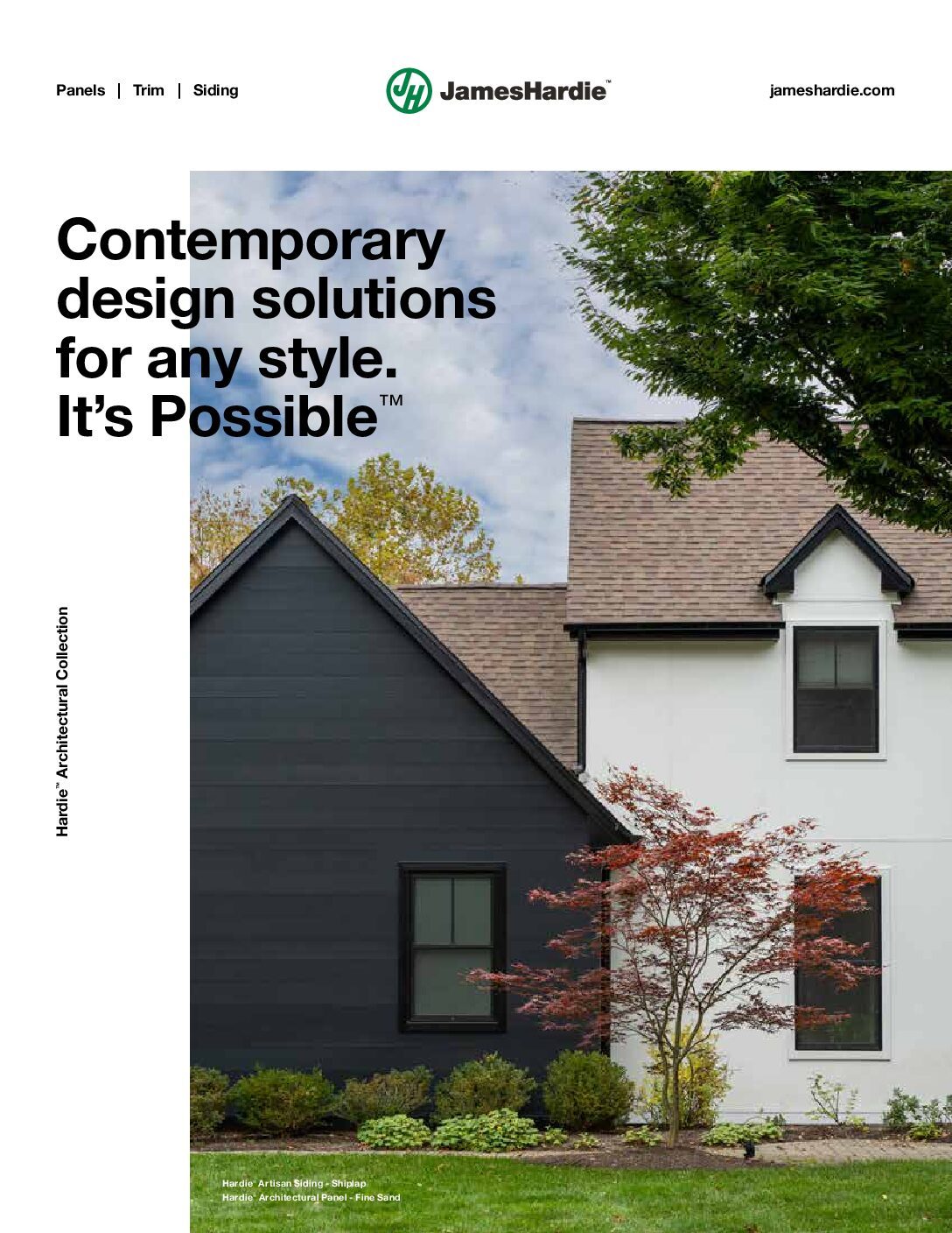 James Hardie exterior home design solutions ad.