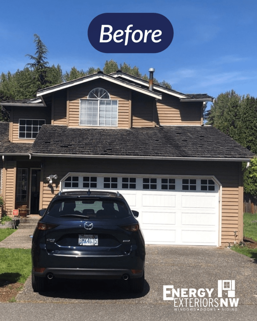 House and car labelled 'Before' for renovation comparison.